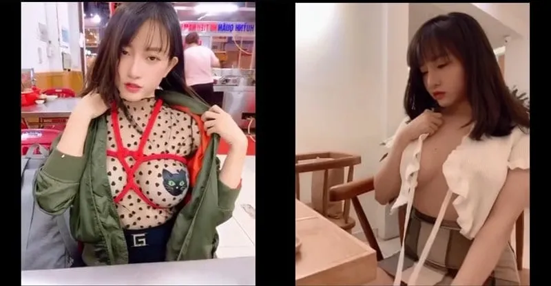 Em thích cảm giác show thằng nhỏ nơi công cộng